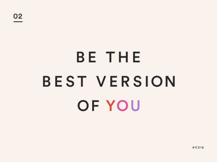 Be the Best Version of You